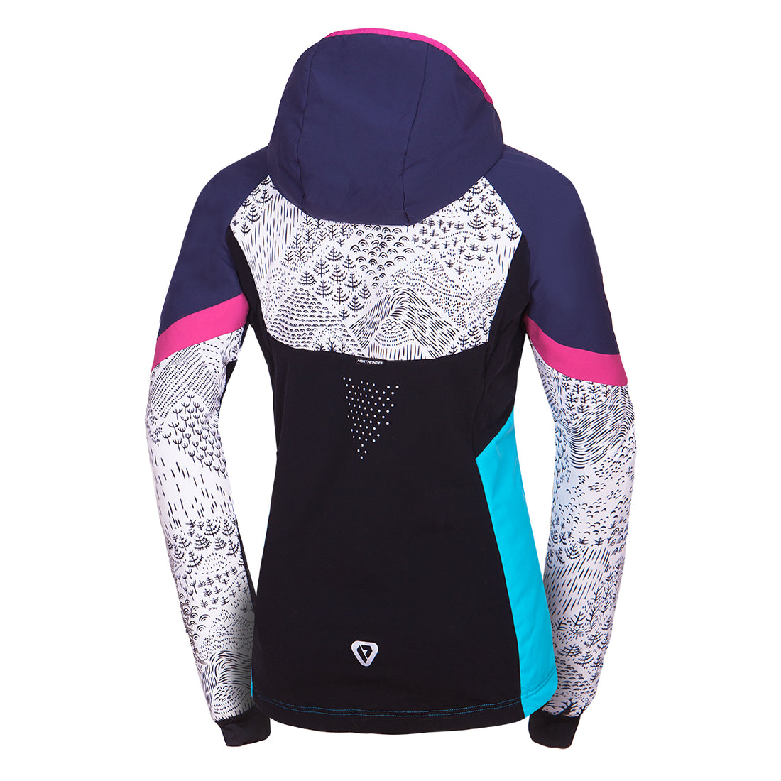 BU-48072SKP women´s ski-touring jacket thermal padded Primaloft down blend ROHACE
