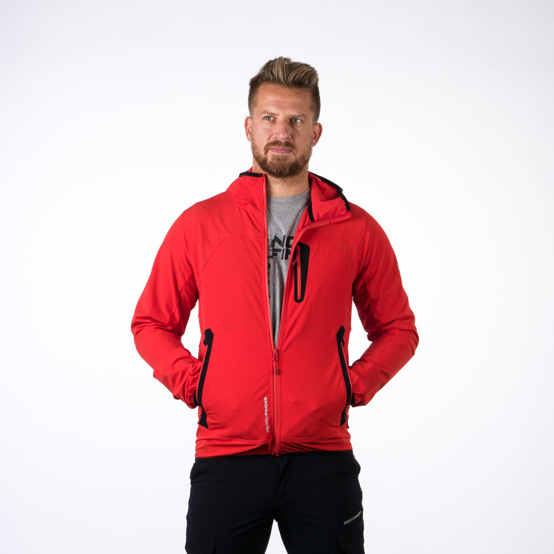 BU-5004OR men's softshell jacket active CASE