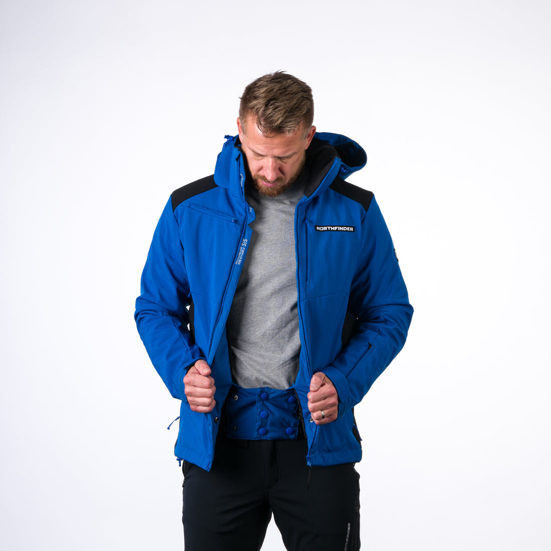 BU-5009SNW men's ski jacket insulated DREWIN