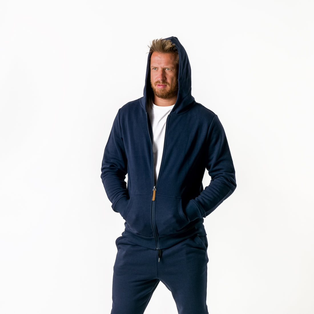 MI-3706SP men's active sweatshirt full zip BRONKY