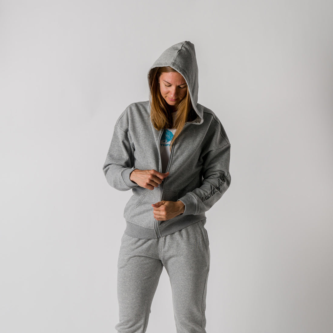 MI-4706SP women's active sweatshirt full zip BODA