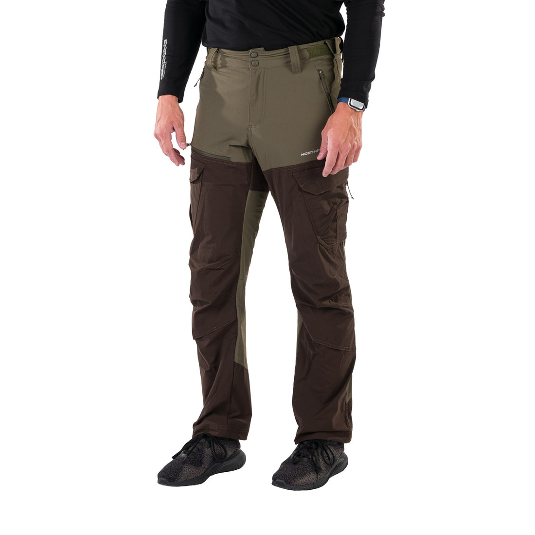 NO-3952OR Men's outdoor hybrid cargo pants BISHORN