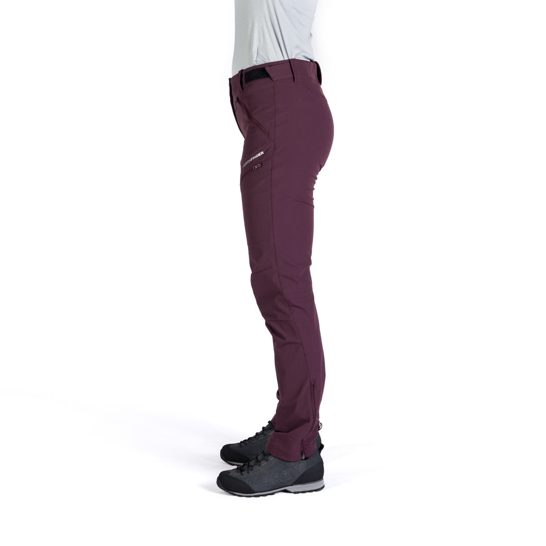 NO-4929OR women's travel elastic regular fit pants JANICE