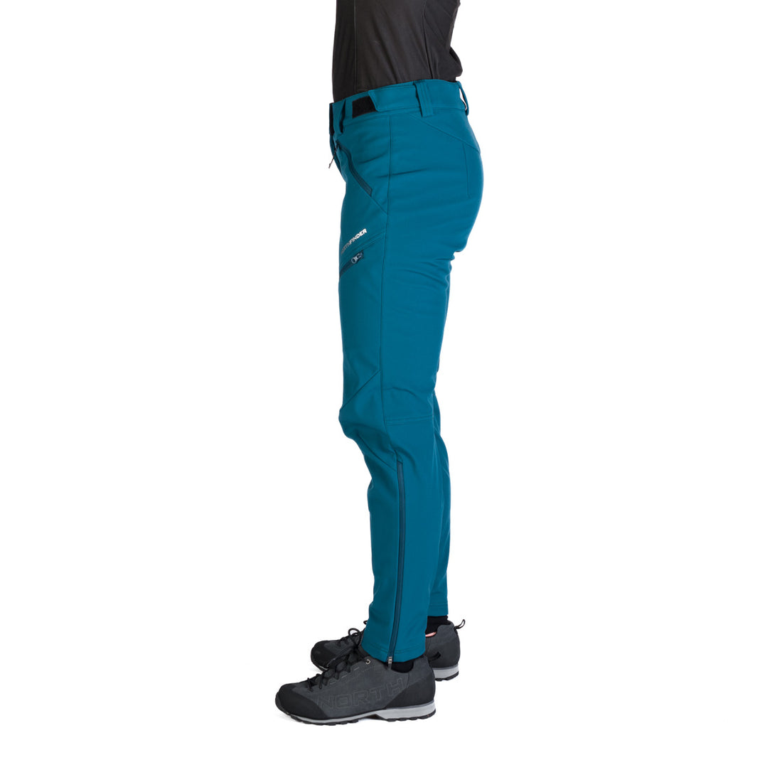 NO-4956OR women's trekking softshell trousers outdoor 3L LORA