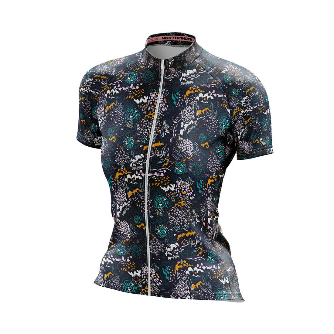 TR-45560MB women's cycling jersey floral limited eco series SARA