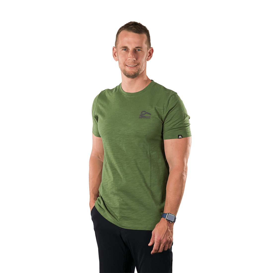 TR-5050OR men's outdoor organic slub cotton T‑shirt HERMO