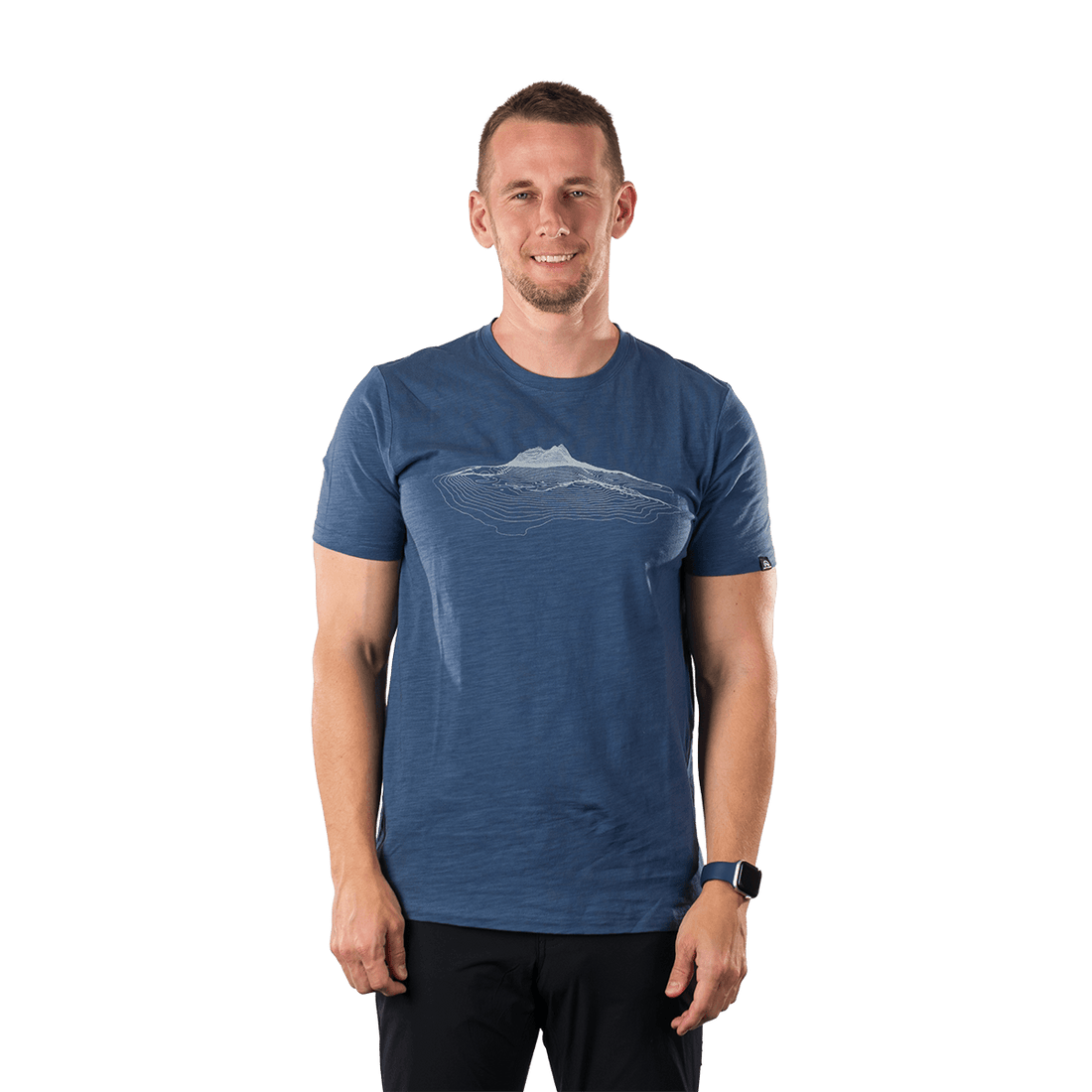 TR-5051OR men's outdoor organic slub cotton T‑shirt JACINT