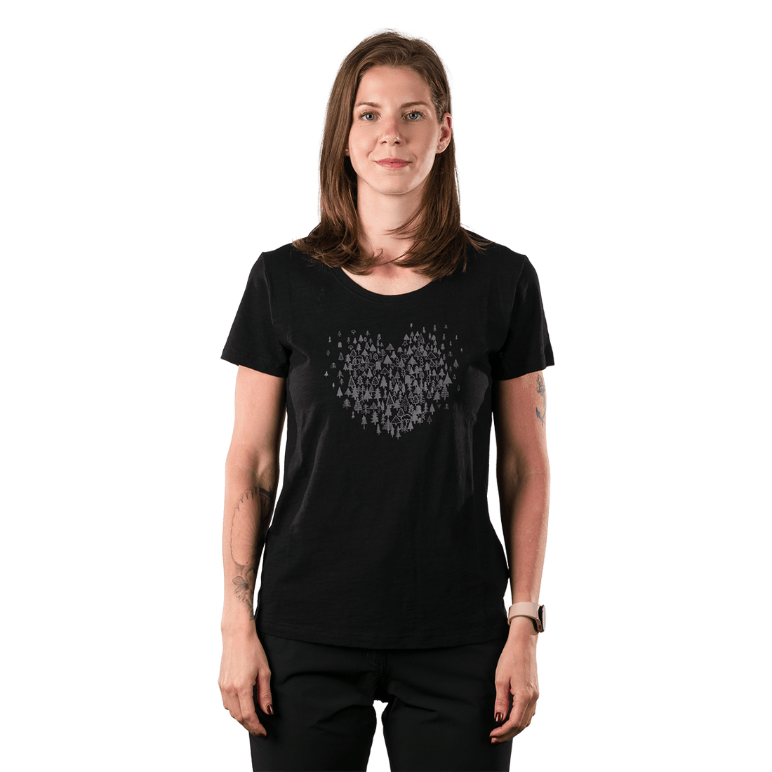 TR-6051OR women's outdoor organic slub cotton T-shirt GUADALUPE