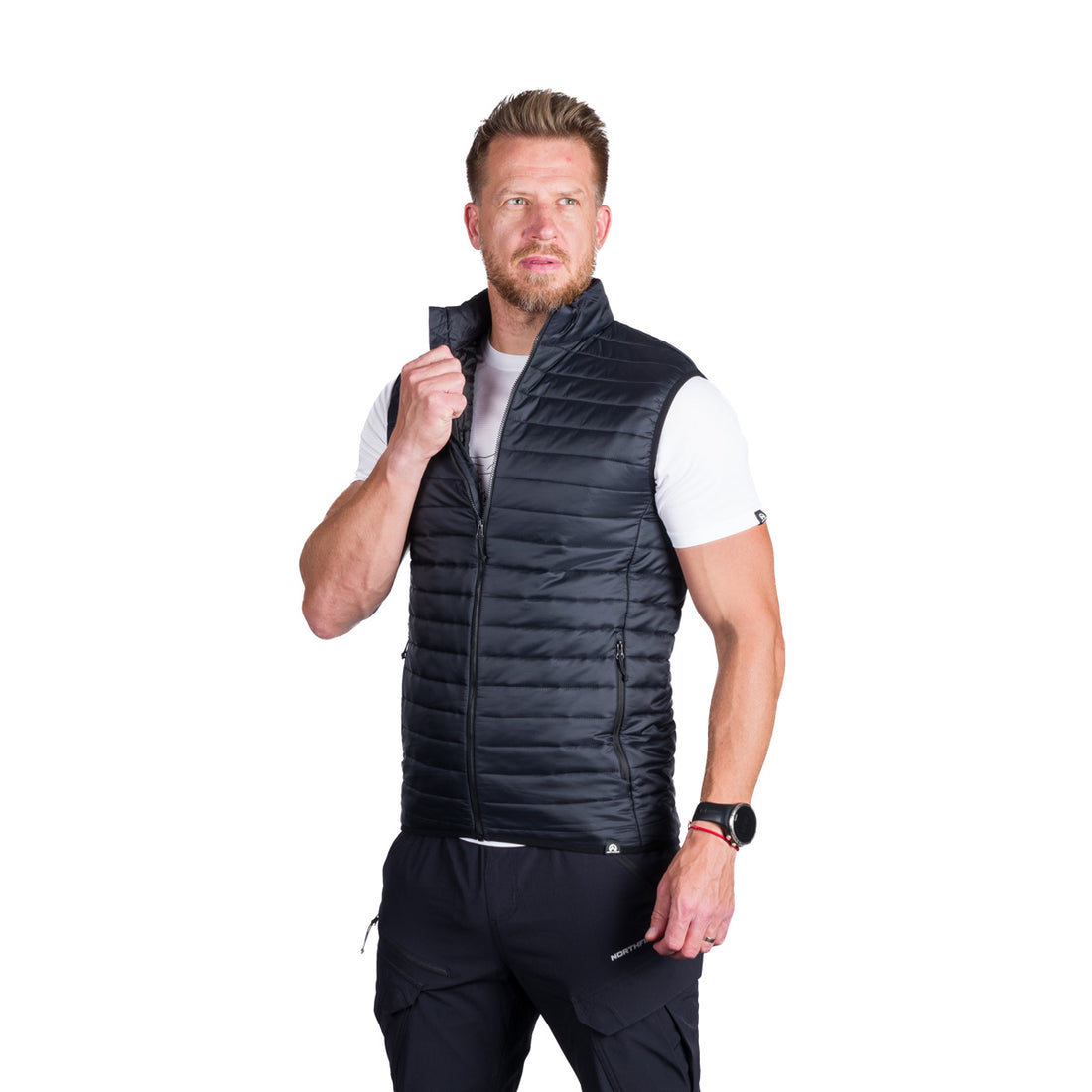 VE-3485OR men's light active insulated vest GIUSEPPE