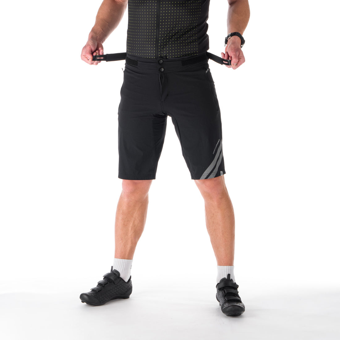 BE-3375MB men's 2in1 bike shorts with inner elastic shorts MATTHEW