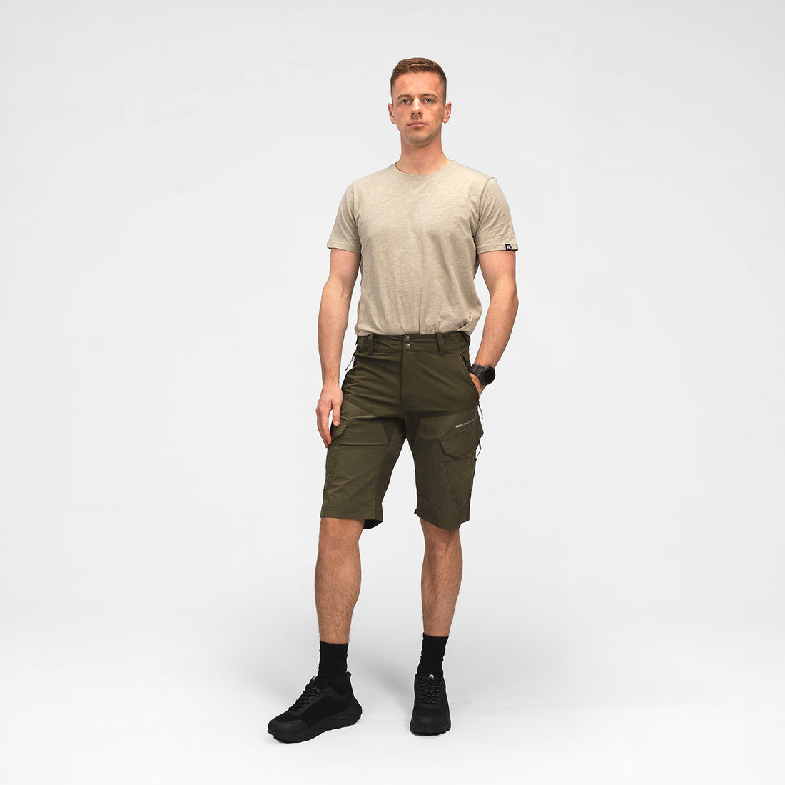 BE-3491OR Men's outdoor hybrid cargo shorts CASTOR
