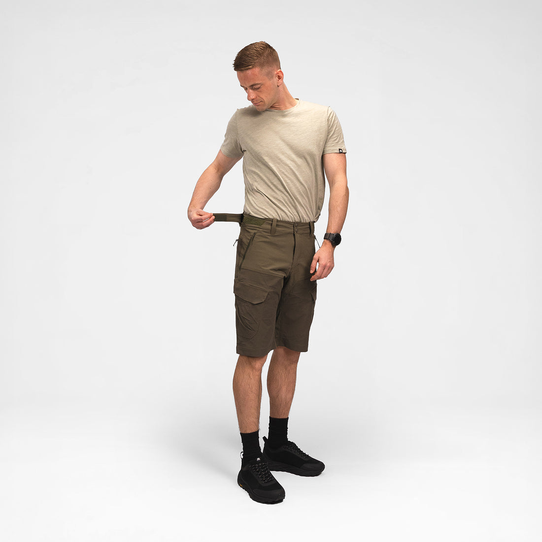 BE-3491OR Men's outdoor hybrid cargo shorts CASTOR