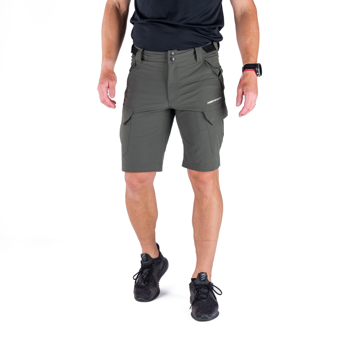 BE-3508OR men's trekking cargo stretch shorts ANTHON