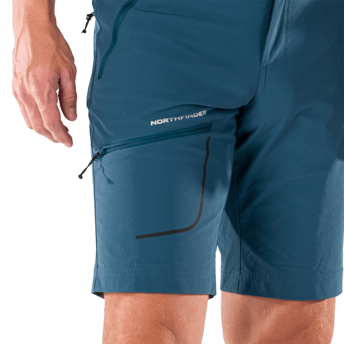 BE-3525OR men's travel elastic shorts ARIO