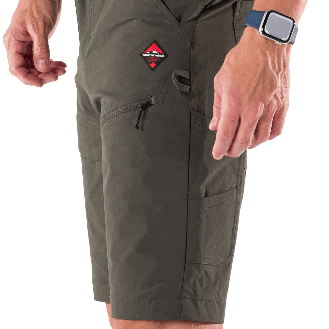 BE-3527OR men's trekking cargo stretch shorts AMADEUS