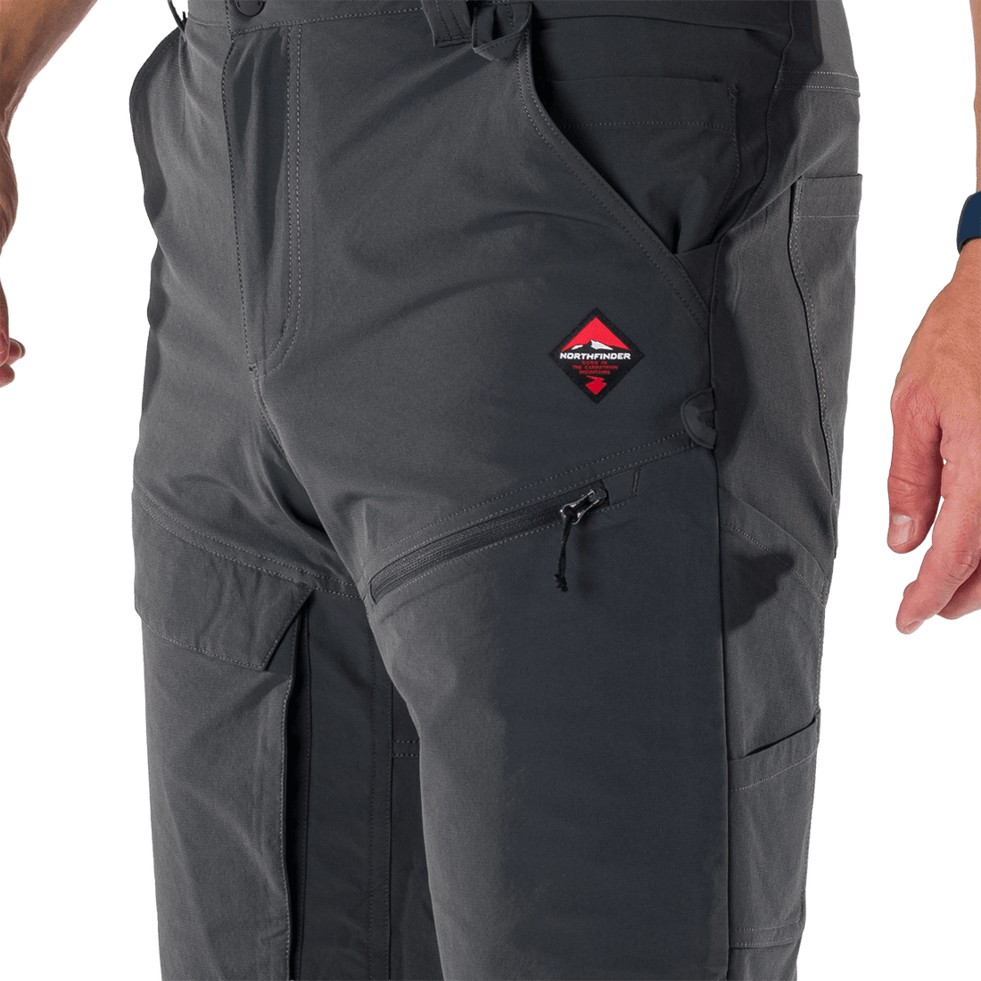 BE-3527OR men's trekking cargo stretch shorts AMADEUS
