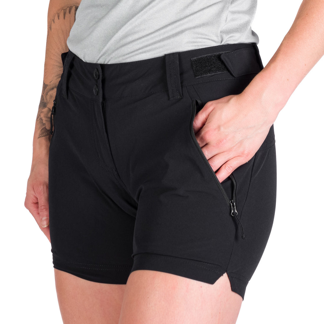 BE-4475OR women's trekking elastic regular fit shorts SUE