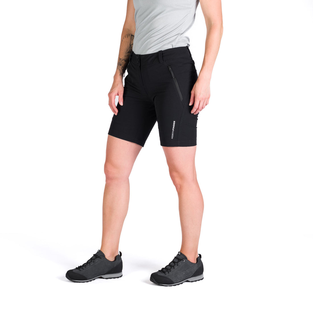 BE-4476OR women's trekking technical regular fit stretch shorts GLENDA