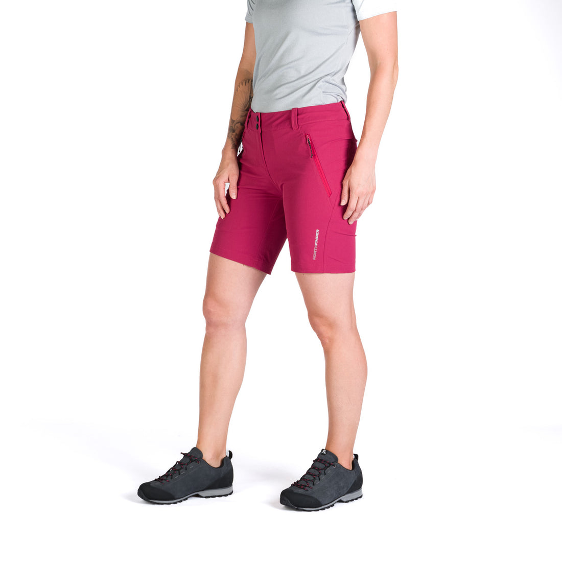BE-4476OR women's trekking technical regular fit stretch shorts GLENDA
