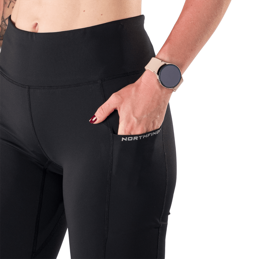 BE-4525OR women's outdoor 3/4 leggings TRIAN
