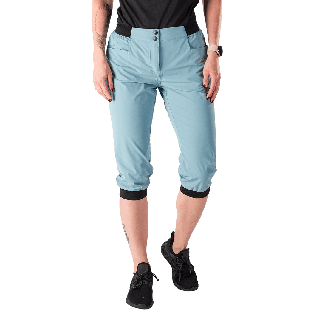 BE-4532OR women's comfort stretch 3/4 shorts FLOR