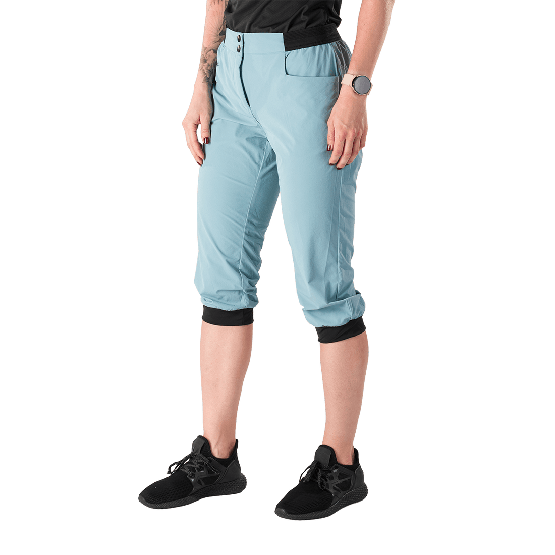BE-4532OR women's comfort stretch 3/4 shorts FLOR