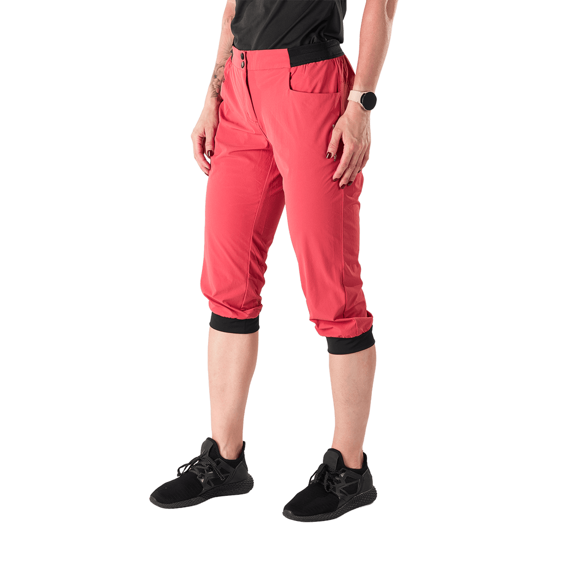BE-4532OR women's comfort stretch 3/4 shorts FLOR