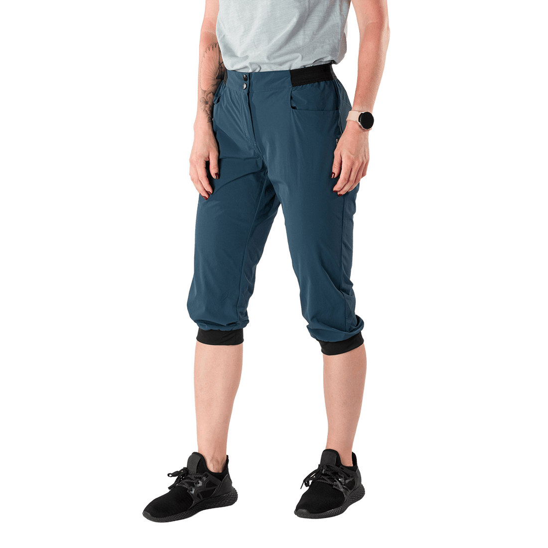 BE-4532OR women's comfort stretch 3/4 shorts FLOR