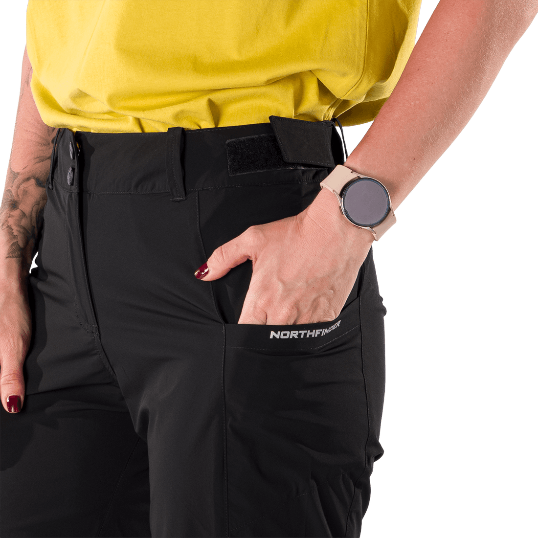 BE-4533OR women's trekking stretch shorts FLORENCIA