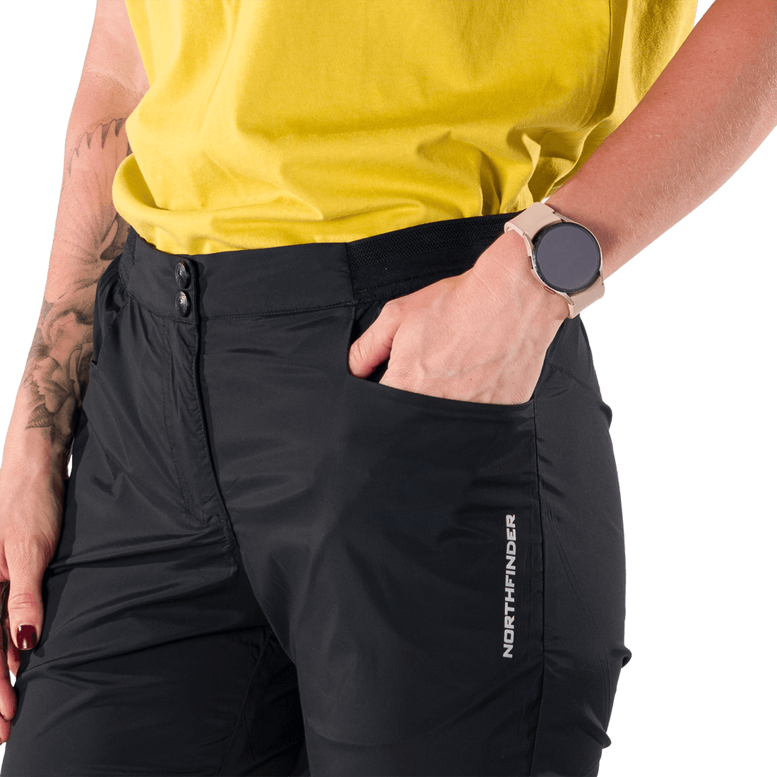 BE-4534OR women's trekking comfort lightweight stretch 3/4 shorts FORTUNATA