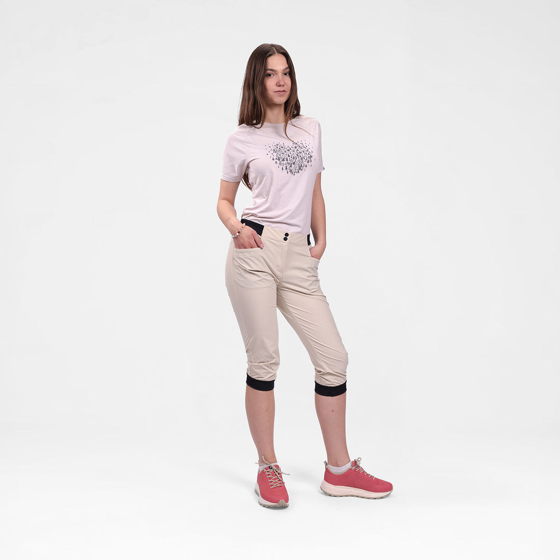 BE-4540OR women's comfort stretch 3/4 shorts GASPAROVA
