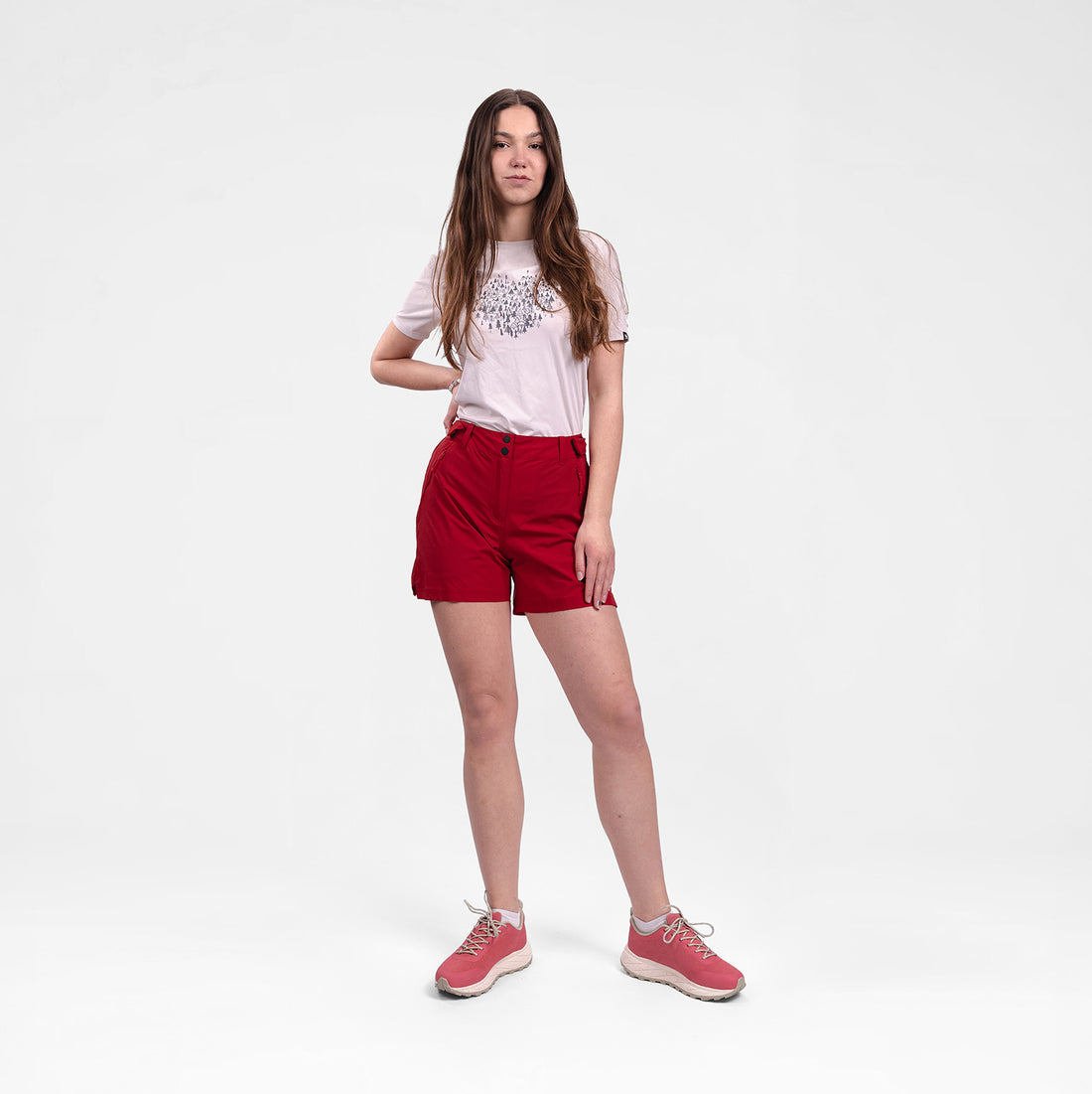 BE-4541OR women's trekking lightweight shorts KRIZNICA