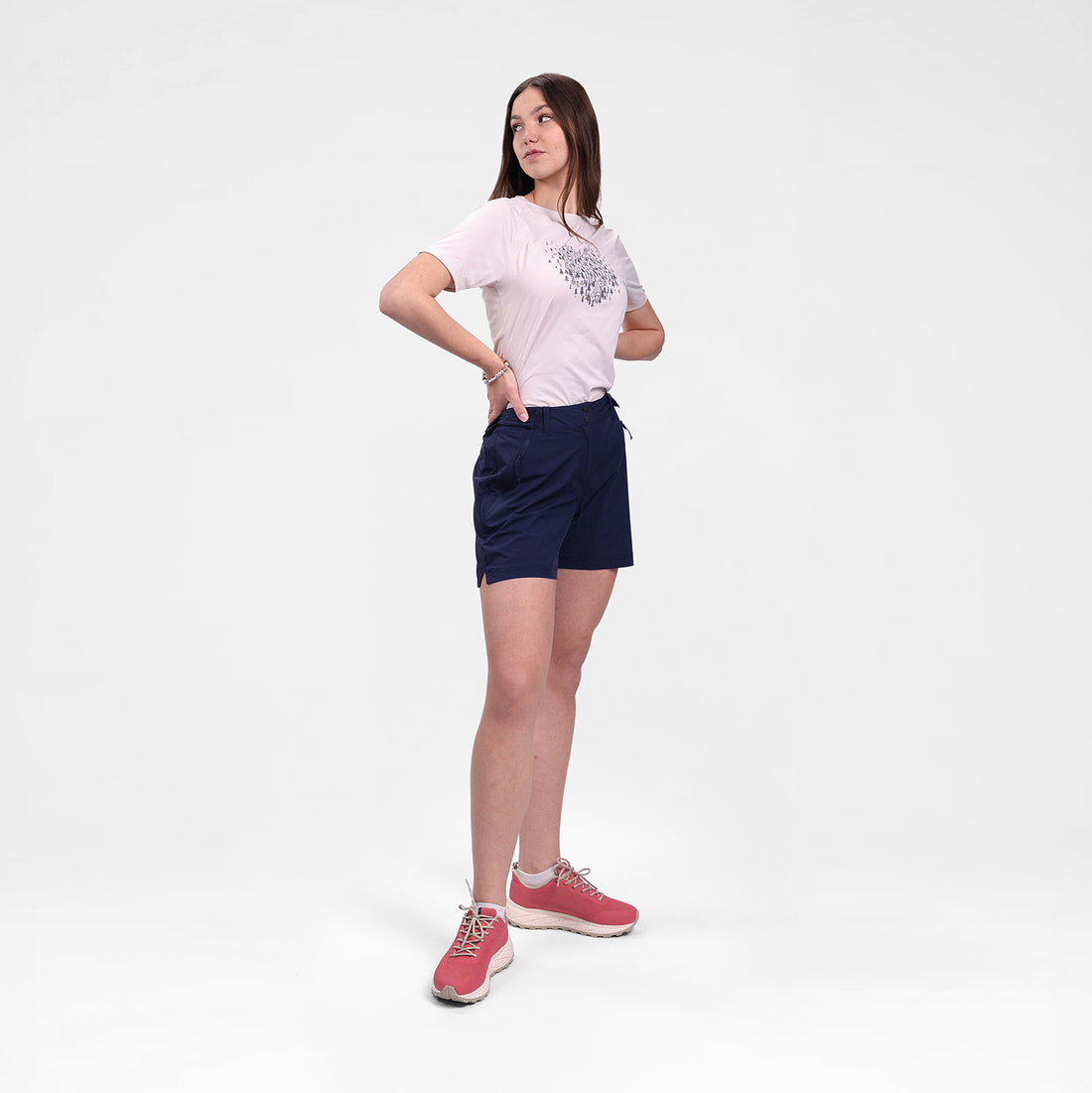 BE-4541OR women's trekking lightweight shorts KRIZNICA