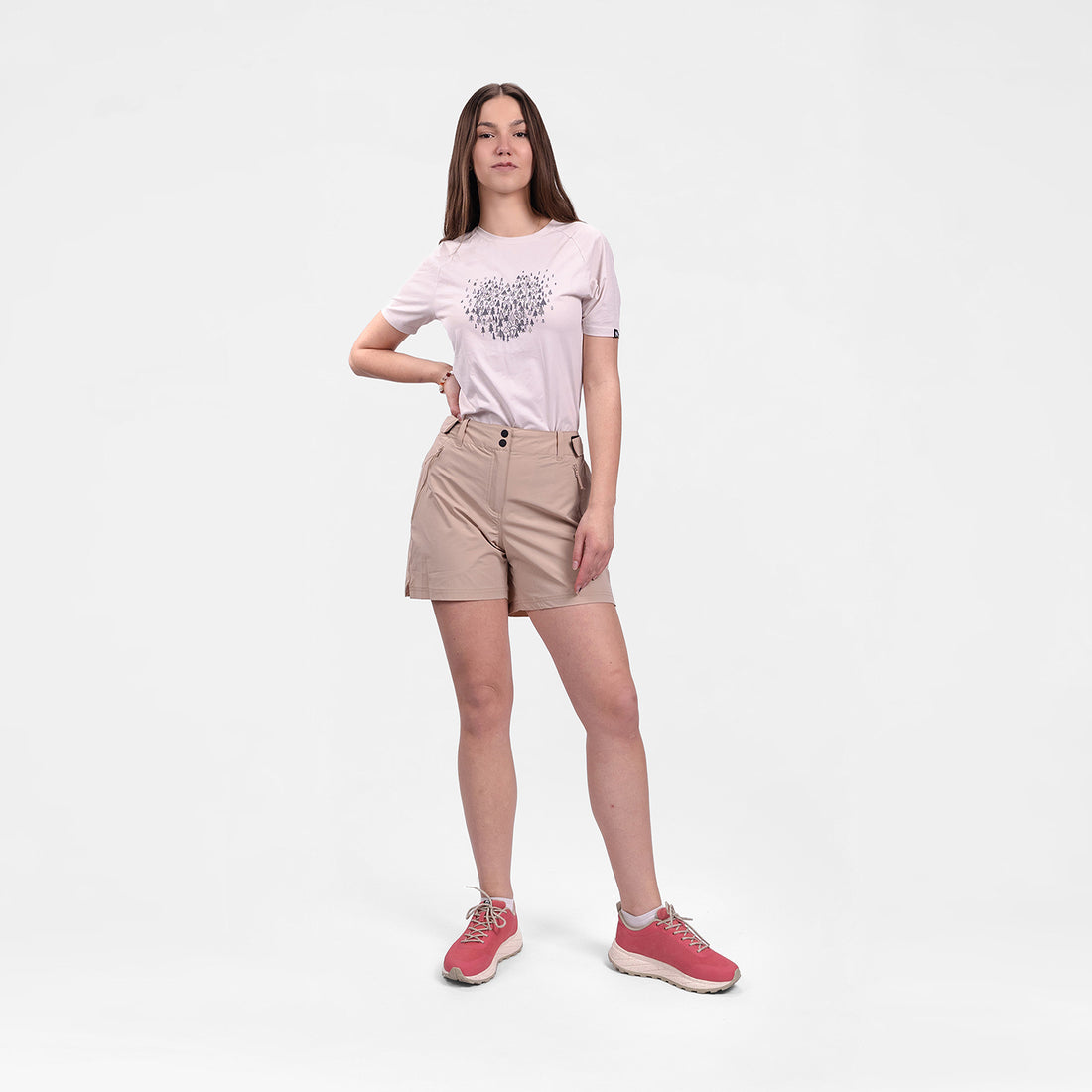 BE-4541OR women's trekking lightweight shorts KRIZNICA