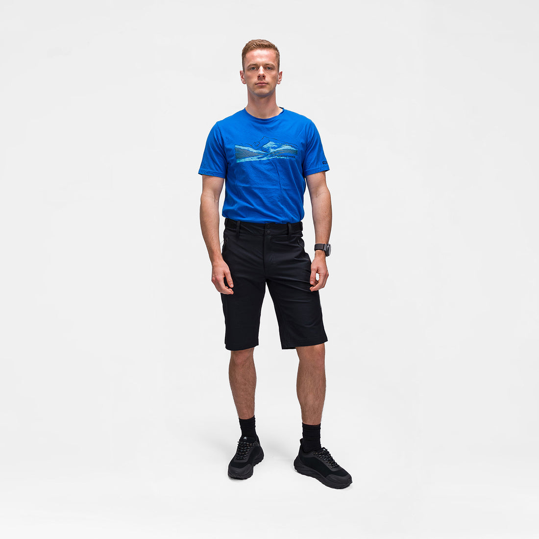 BE-50021OR men's outdoor stretch shorts HORAC