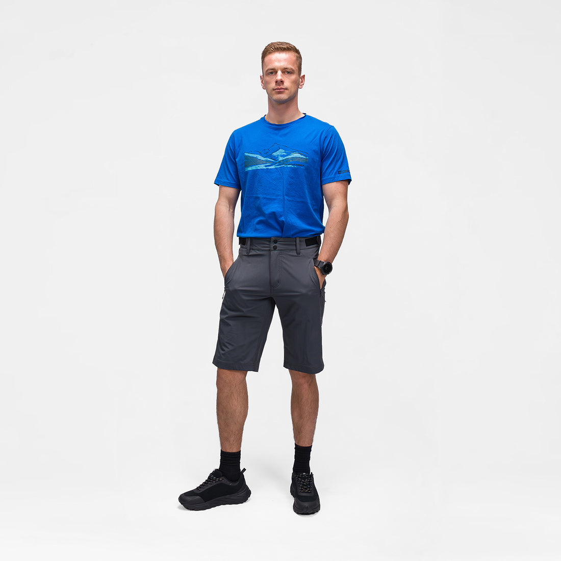 BE-50021OR men's outdoor stretch shorts HORAC