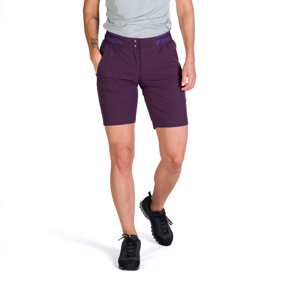 BE-6003OR women's stretch shorts MIKAYLA