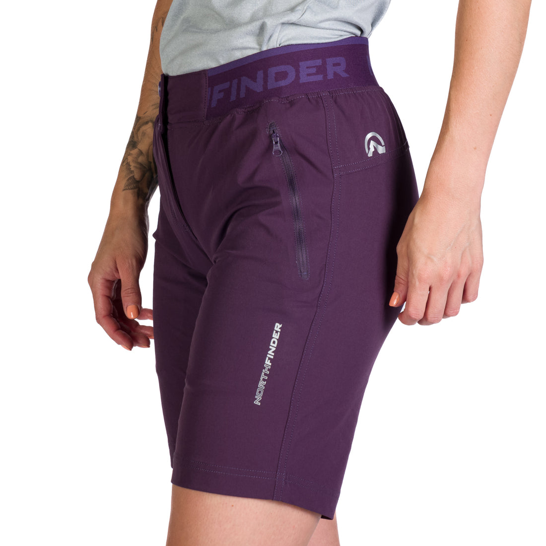 BE-6003OR women's stretch shorts MIKAYLA