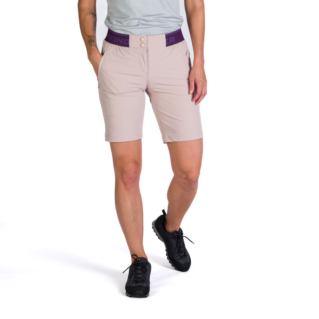 BE-6003OR women's stretch shorts MIKAYLA