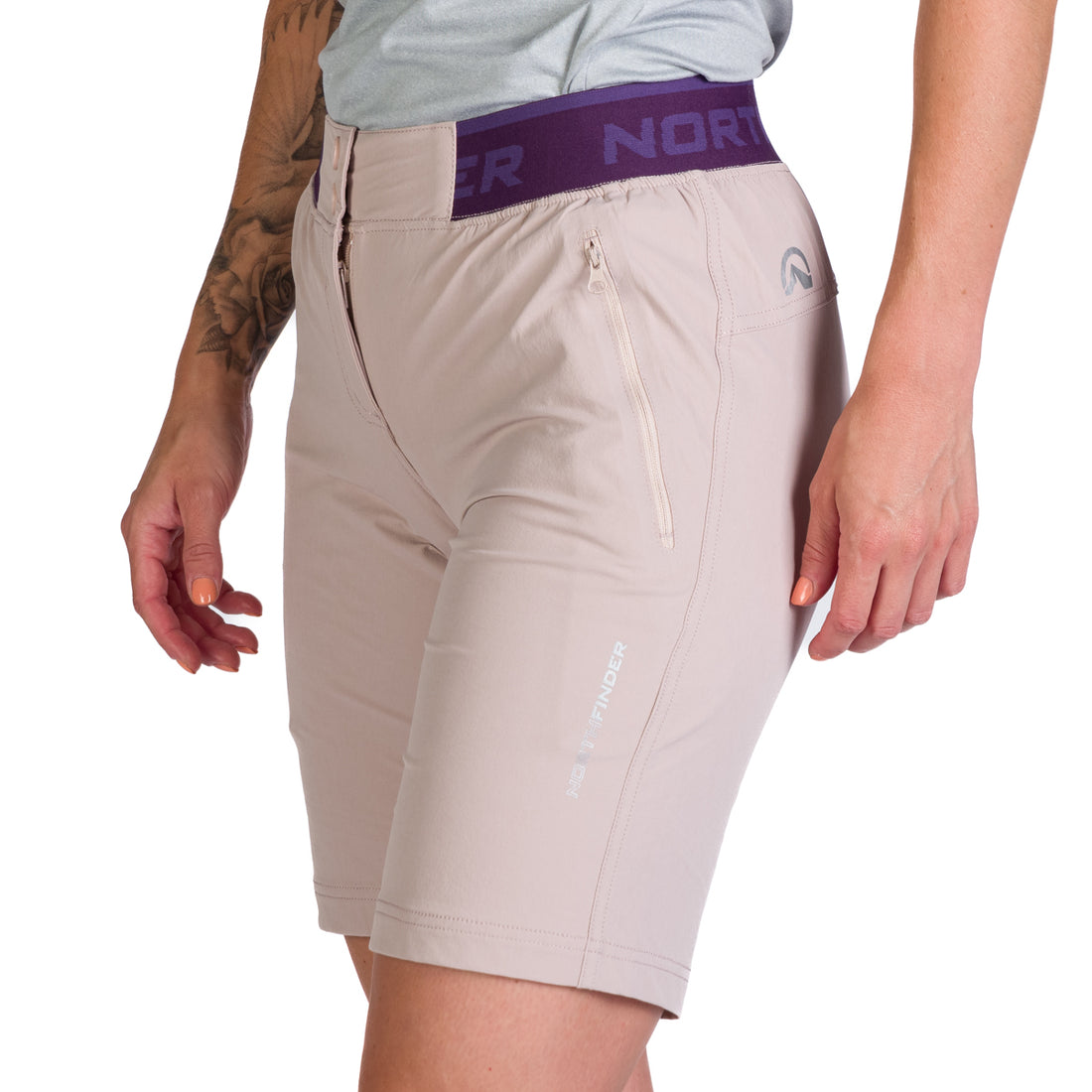 BE-6003OR women's stretch shorts MIKAYLA