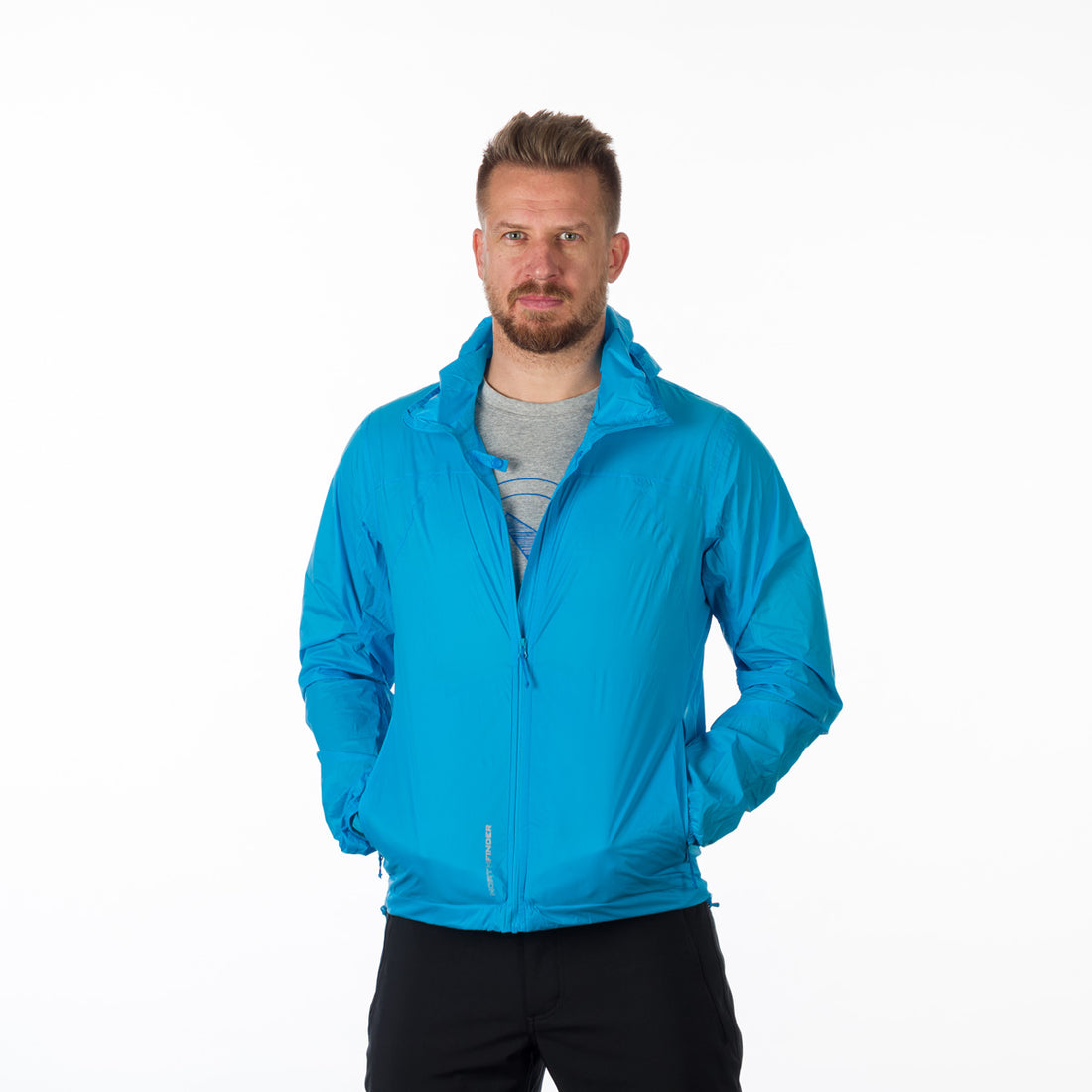 BU-3267OR men's waterproof jacket stowable 2l NORTHCOVER