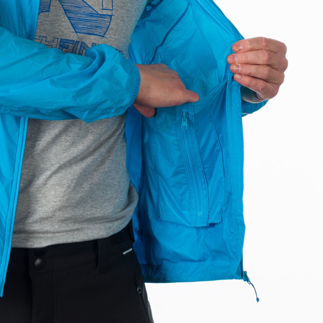 BU-3267OR men's waterproof jacket stowable 2l NORTHCOVER