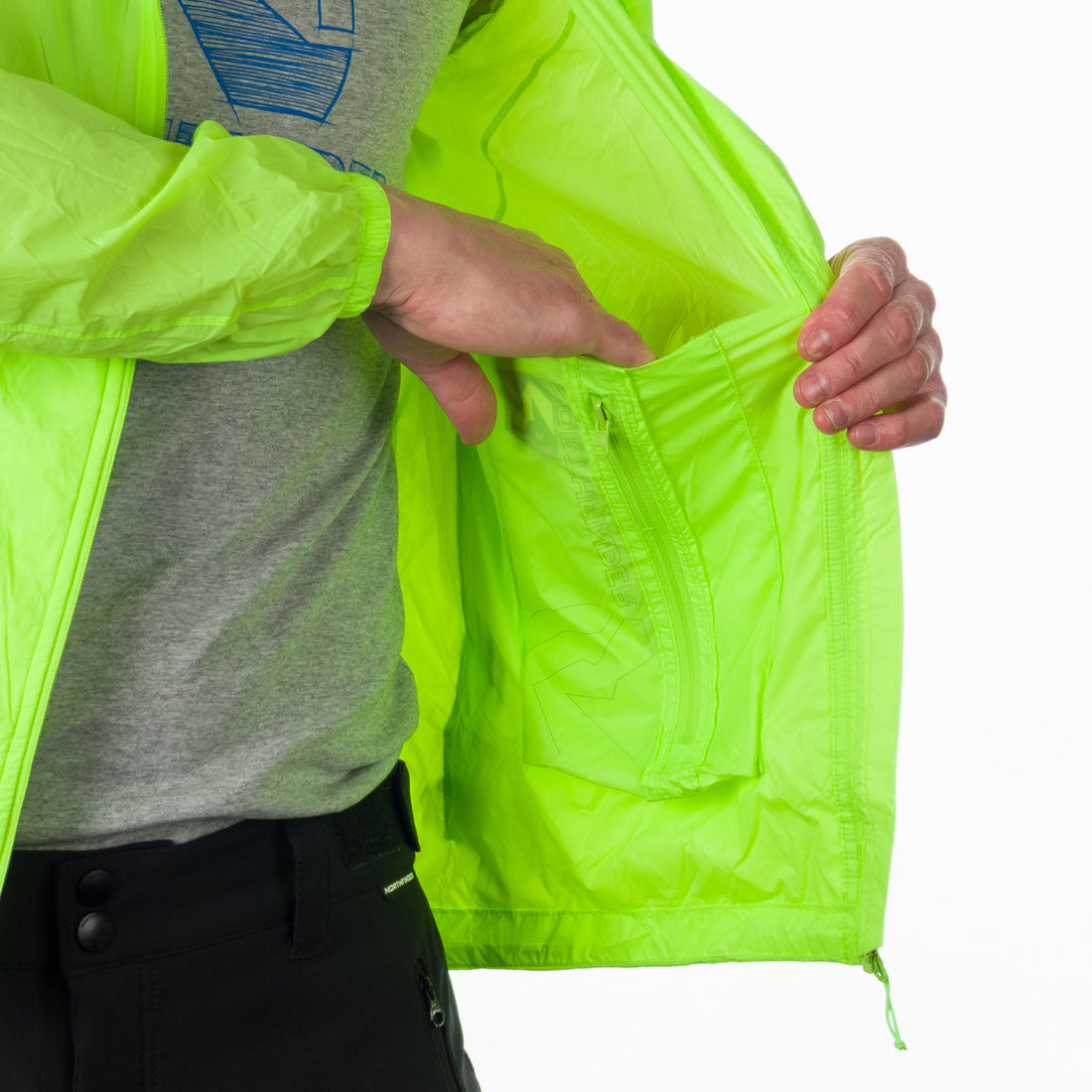 BU-3267OR men's waterproof jacket stowable 2l NORTHCOVER