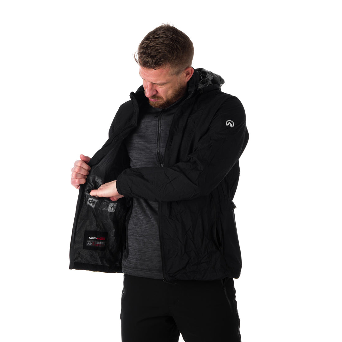 BU-32682SII men's waterproof multisport jacket stowable 2l NORTHKIT