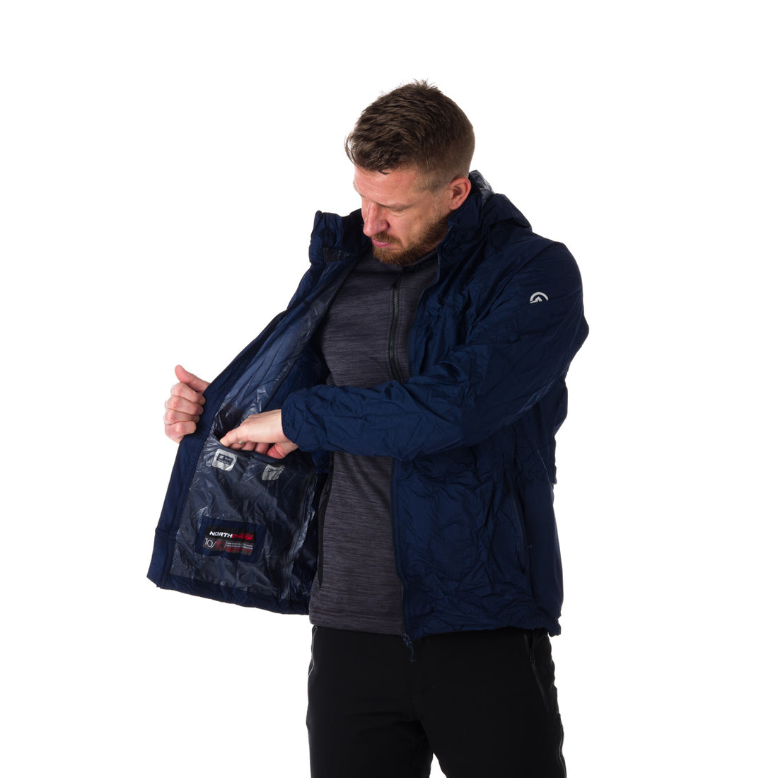 BU-32682SII men's waterproof multisport jacket stowable 2l NORTHKIT