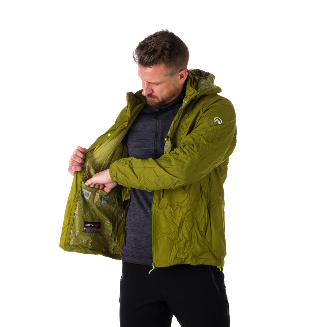 BU-32682SII men's waterproof multisport jacket stowable 2l NORTHKIT