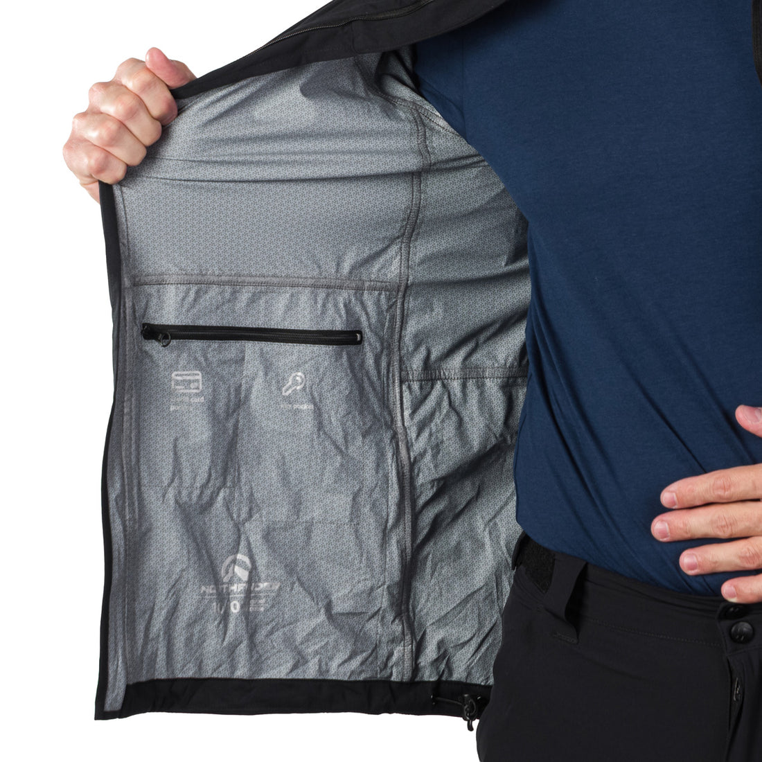 BU-32691OR men's waterproof multisport jacket stowable 2.5L  NORTHKITPRO1