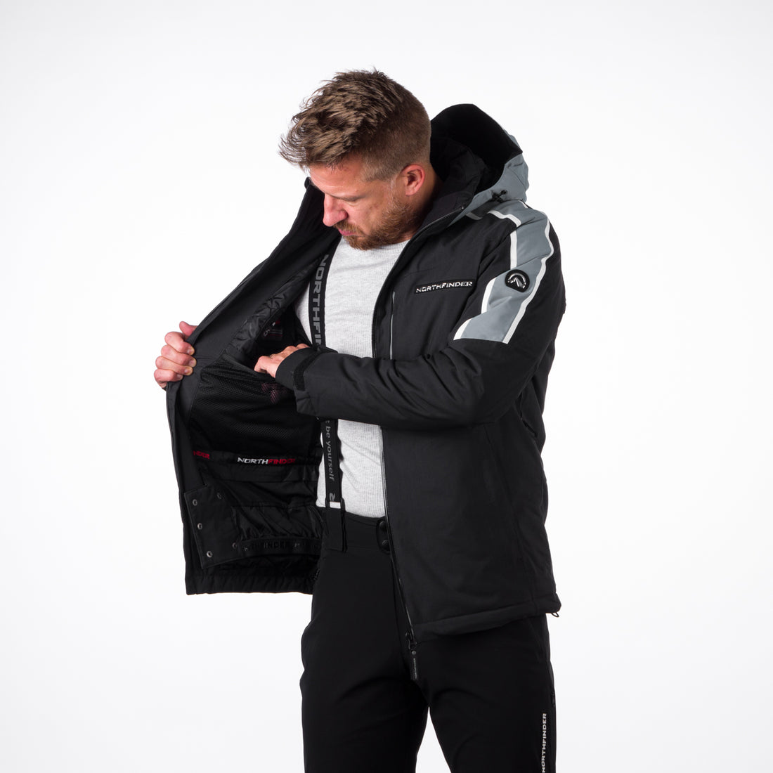BU-36528SNW men's ski jacket BU-36528SNW