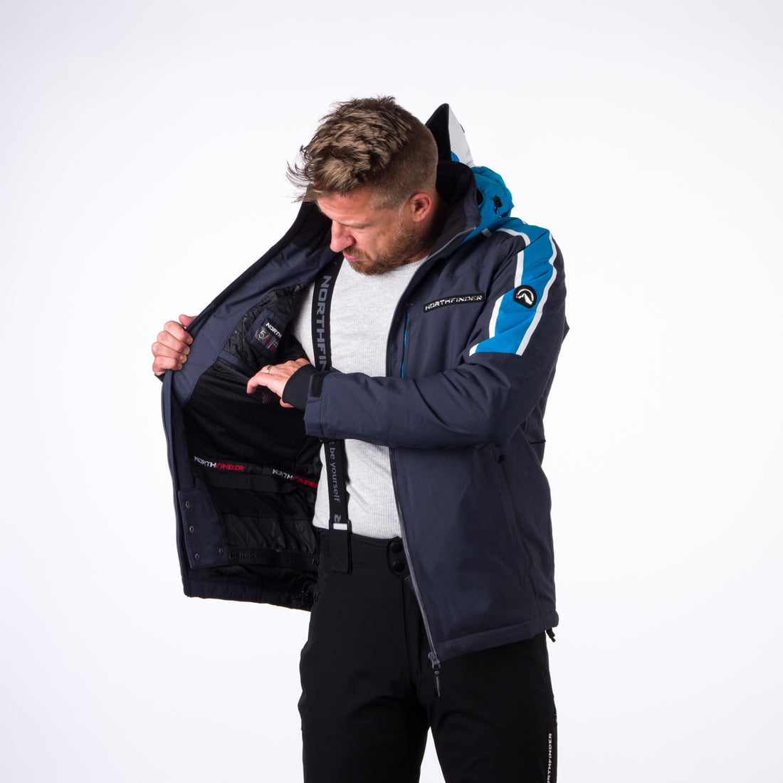 BU-36528SNW men's ski jacket BU-36528SNW