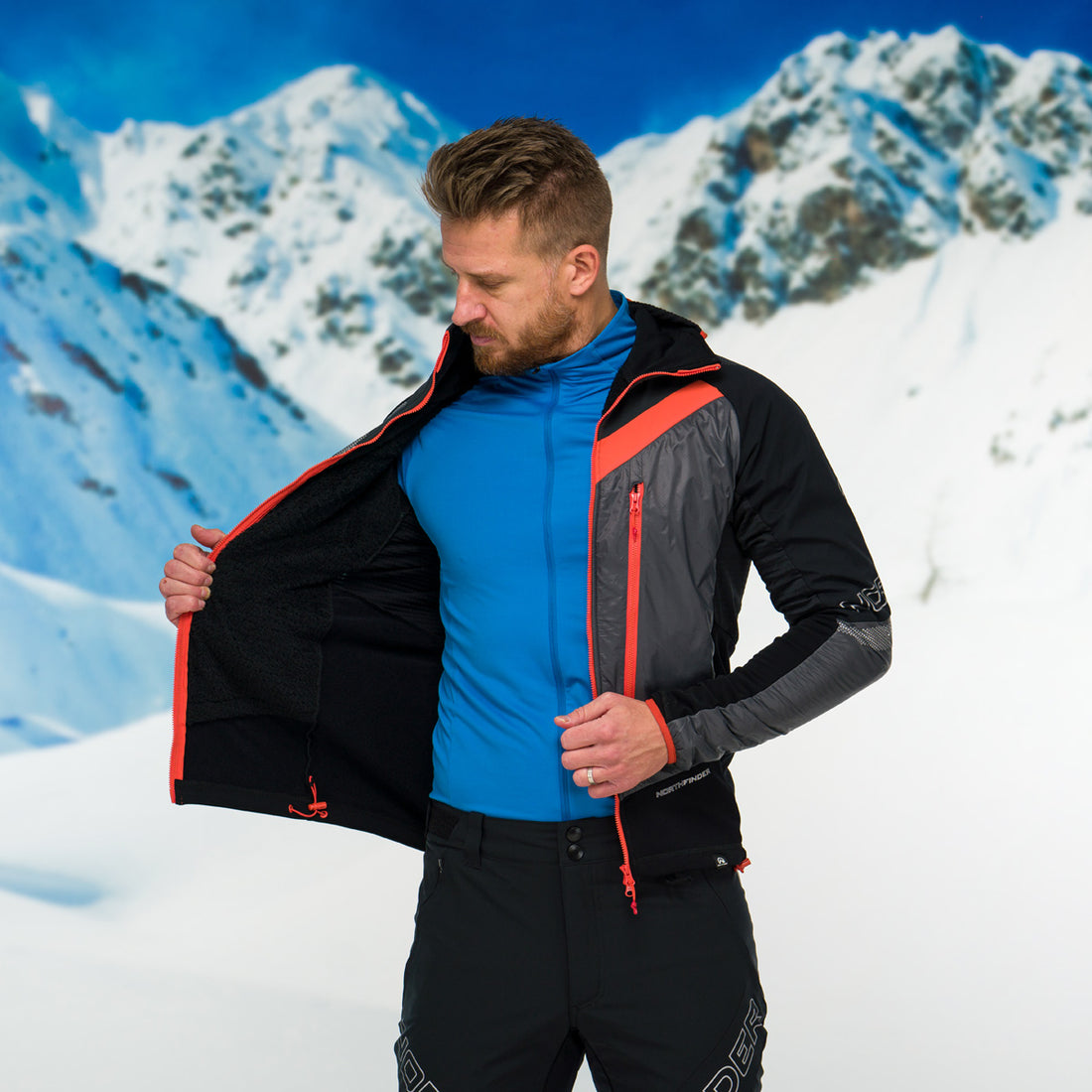 BU-38061SKP men's jacket ski-touring technical  polartec® alpha direct 2 L SOLISKO